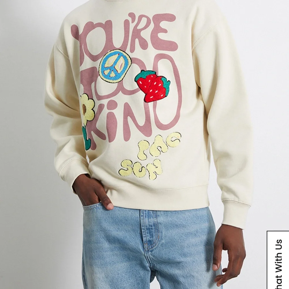 PacSun patchwork Sweatshirt - Picture 5 of 5